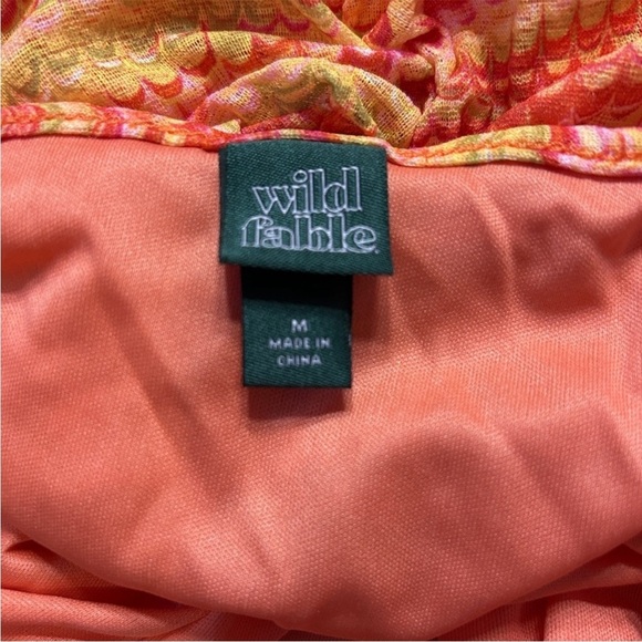 Women's Sleeveless Ruched Front Tiered Dress - Wild Fable - Picture 9 of 9